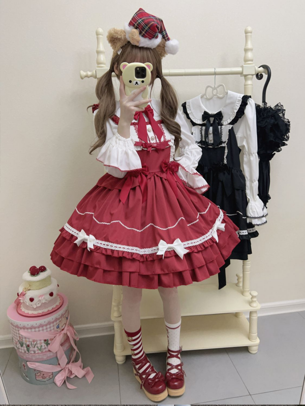 Lolita Cake Group Cute JSK Suspender Dress