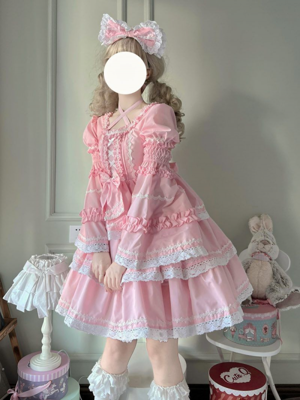 Lolita Dress With Detachable Sleeves OP Dress