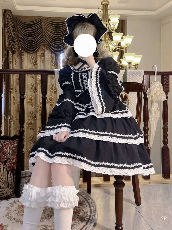 Lolita Dress With Detachable Sleeves OP Dress