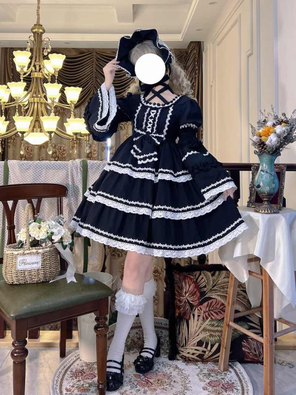 Lolita Dress With Detachable Sleeves OP Dress