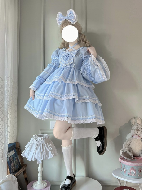 Lolita Dress With Detachable Sleeves OP Dress