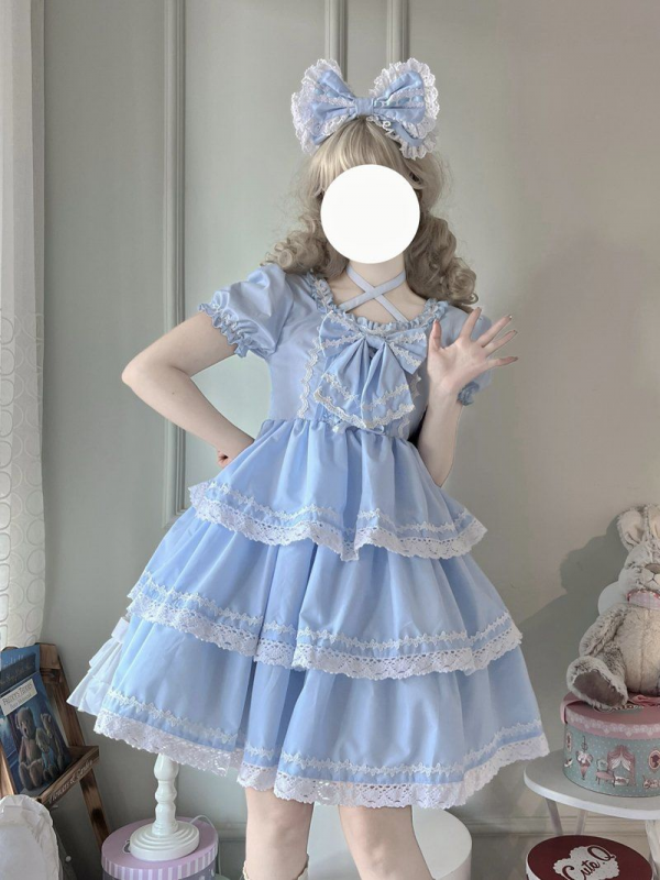 Lolita Dress With Detachable Sleeves OP Dress