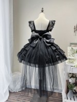 Black Lolita Ballet Style Bride JSK Suspender Dress