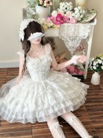 Lolita Ballet Style Bride JSK Suspender Dress