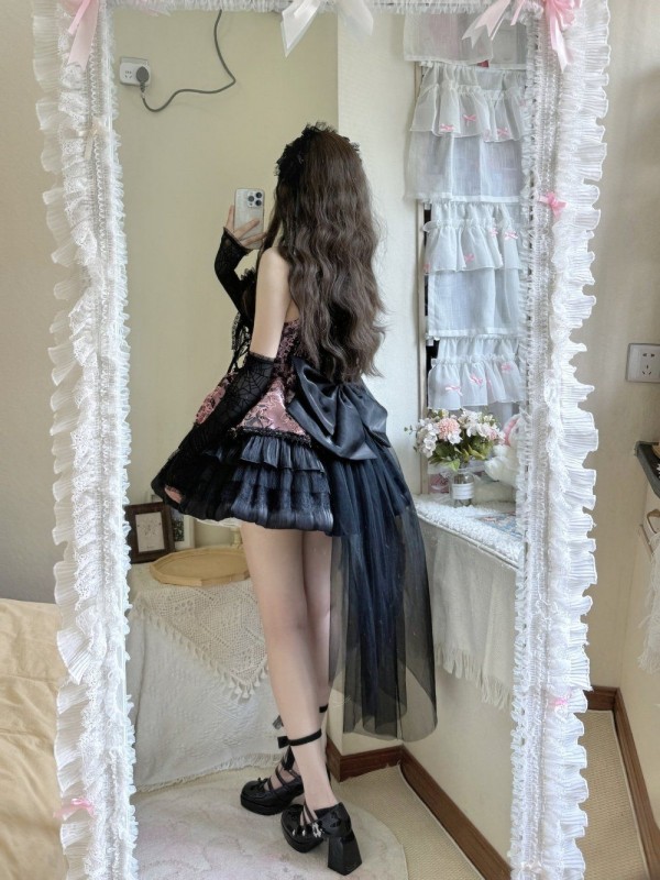 Lolita Dress Dark JSK Suspenders