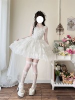 Lolita Ballet Style Bride JSK Suspender Dress