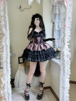 Lolita Dress Dark JSK Suspenders