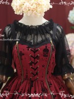 Lolita Off-shoulder Blouse with Ruffles