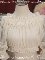 Lolita Off-shoulder Blouse with Ruffles