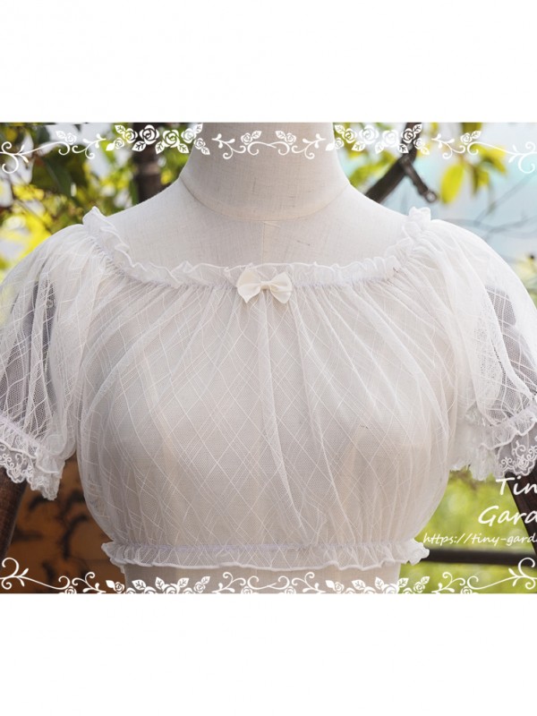 Lolita blouse Lace One-shoulder Bottoming Shirt