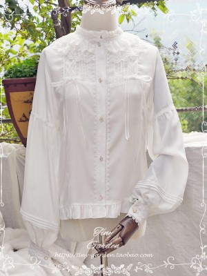 Retro Long-sleeved Lolita Chiffon Blouse