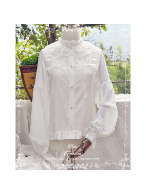 Retro Long-sleeved Lolita Chiffon Blouse