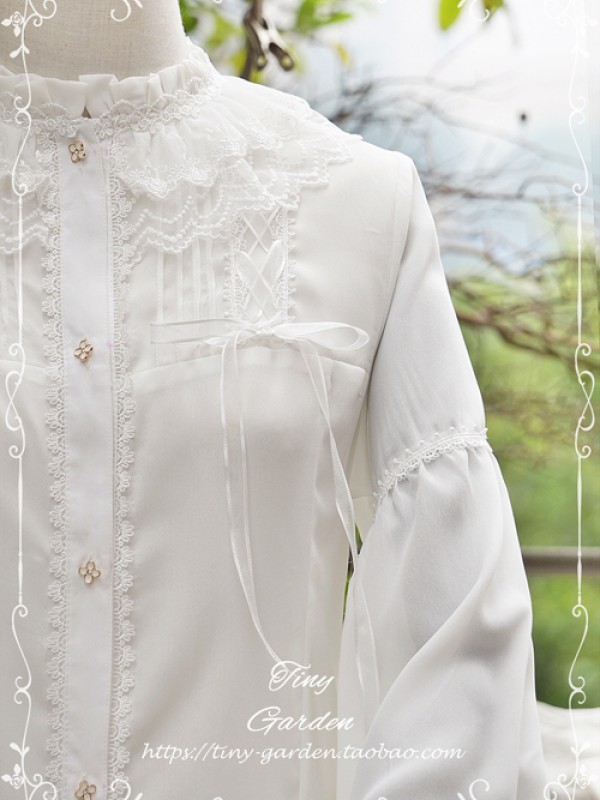 Retro Long-sleeved Lolita Chiffon Blouse