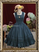 Sweet Retro Elegant French Girl  JSK Suspender Dress