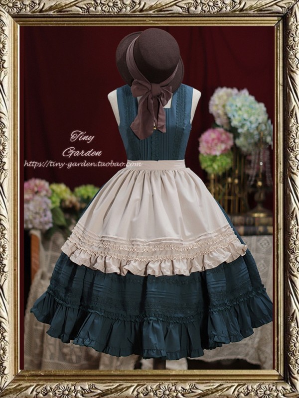 Sweet Retro Elegant French Girl  JSK Suspender Dress