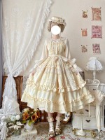 Long Lolita Skirt Sweet And Elegant JSK Suspender Dress