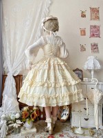 Long Lolita Skirt Sweet And Elegant JSK Suspender Dress