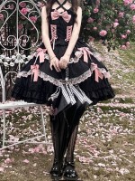 Black Sweet Lolita Princess Dress JSK Suspender Dress