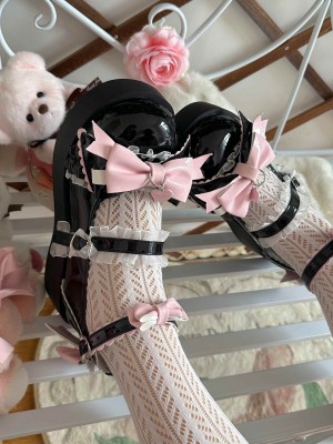 Sweet Bow Thick-soled Lolita Shoes