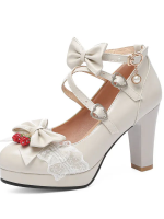 Sweet and Cute Round-toe Lolita Shoes JK Shoes