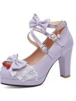 Sweet and Cute Round-toe Lolita Shoes JK Shoes