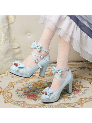 Sweet and Cute Round-toe Lolita Shoes JK Shoes