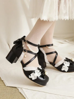 Sweet and Lovely Light Bride Lolita Shoes