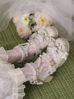 Sweet and Cute Round Toe Mid-heel Bride Lolita Shoes