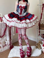 Blue Sweet Lolita Tutu Skirt JSK Suspender Dress