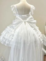 White Lolita Ballet Style Bride JSK Suspender Dress