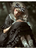 Lolita Dress op High Waist Dark Retro Palace Style Lolita Skirt Princess Skirt