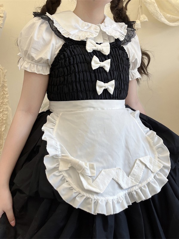 Japanese Sweet and Cute Lolita Puff Sleeve Blouse