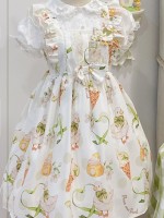 Butterfly Embroidery Doll Collar Cute Lolita Blouse