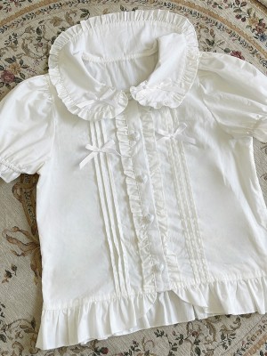 Japanese Sweet and Cute Lolita Puff Sleeve Blouse