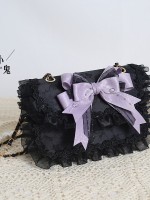 Japanese JK Sweet Lace Lolita Pearl Bow Bag