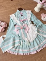 Green Lolita Dress Sweet Maid JSK Suspender Dress