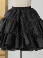 Black Lolita Petticoat Soft Tulle Boneless Tutu Petticoat