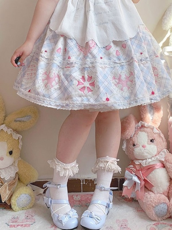 Low Heel Flat Round Toe Cute Sweet Lolita Shoes