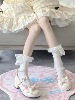 Low Heel Flat Round Toe Cute Sweet Lolita Shoes