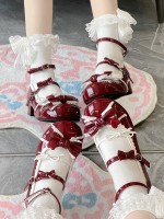 Low Heel Flat Round Toe Cute Sweet Lolita Shoes