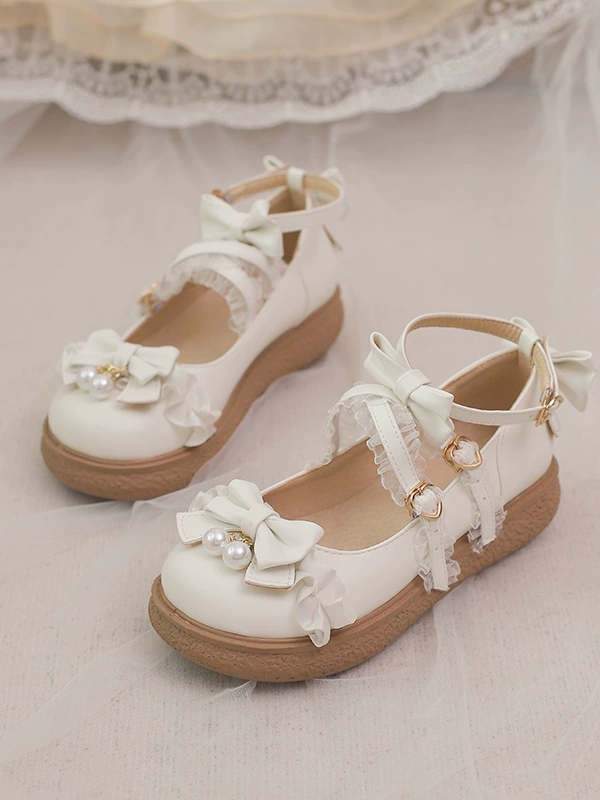 Sweet and Cute Flat Lolita Princess Shoes