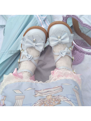 Sweet and Cute Flat Round-toed Lolita Shoes