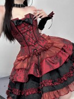 Red Waistcoat Lolita Suit Elegant Dress Lolita Princess Dress