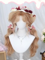 Sweet and Cute Lolita Wig With Long Curly Hair and Bangs