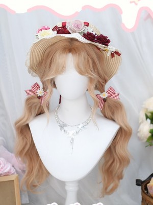 Sweet and Cute Lolita Wig With Long Curly Hair and Bangs