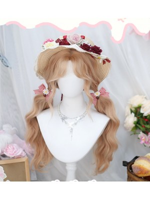 Sweet and Cute Lolita Wig With Long Curly Hair and Bangs