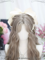 Pink Brown Lolita Wig Long Curly Hair