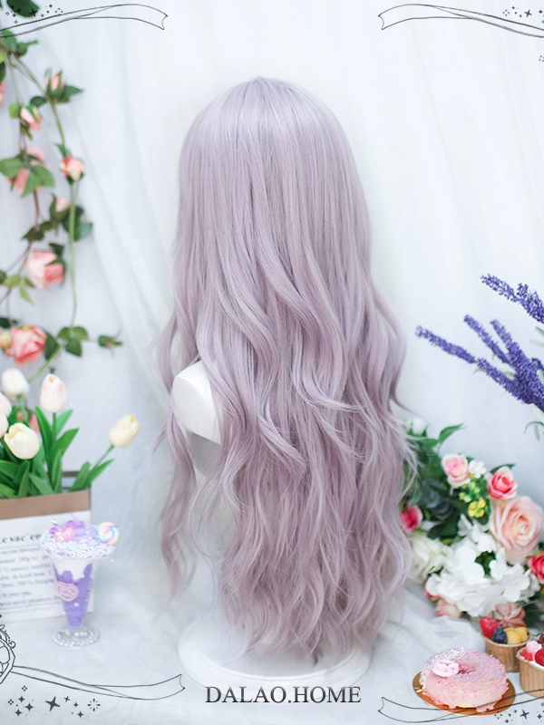 Purple Japanese Lolita Long Curly Hair Wig