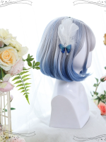 Soft Lolita Short Hair With Air Bangs Bob Wig