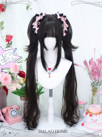 Golden Sweet Cute Lolita Princess Cut Double Ponytail Wig